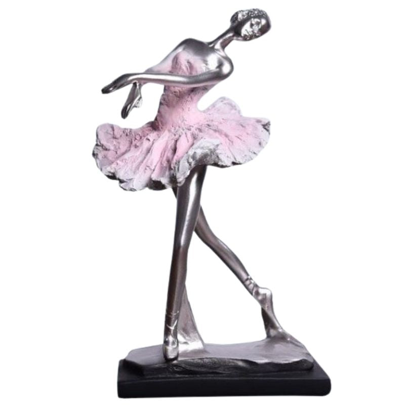 Statue femme silhouette courbée