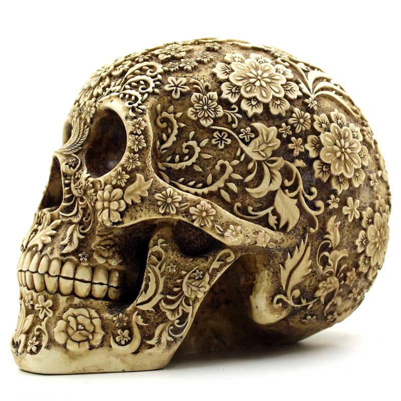 Statue tête de mort - calavera d'inspiration mexicaine – Image 4
