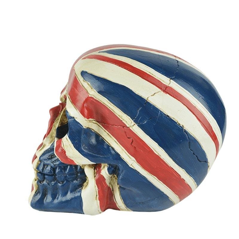 Statue tête de mort - crâne de style britannique – Image 3