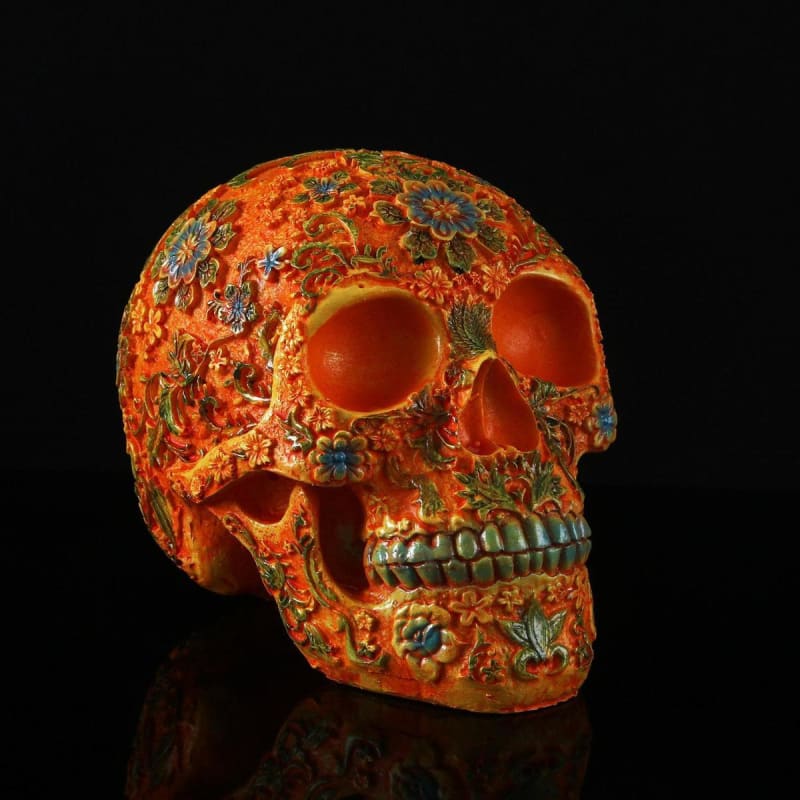 Statue tête de mort figurine pour Halloween – Image 3
