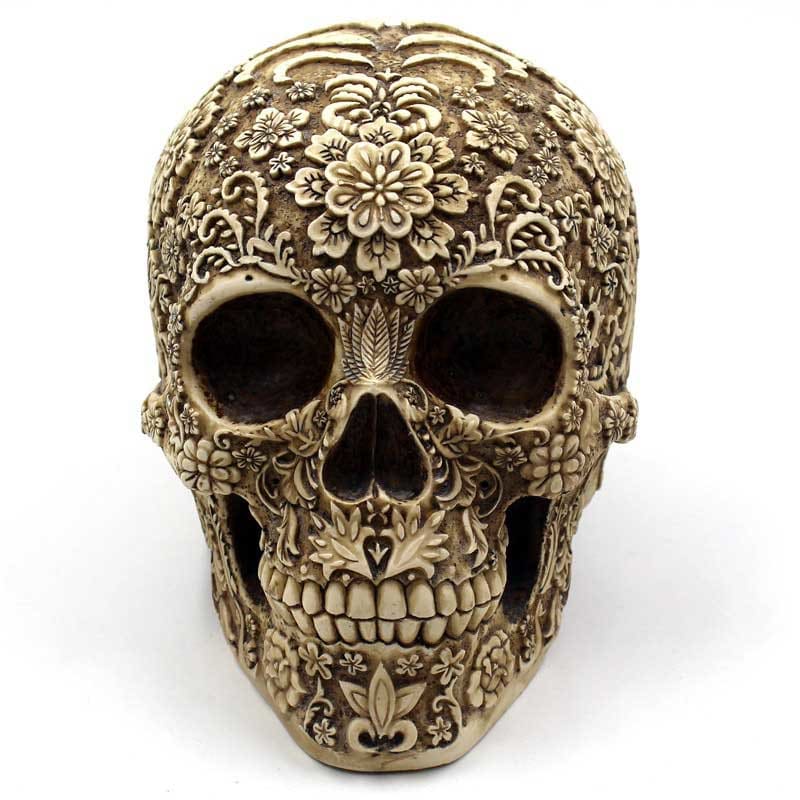 Statue tête de mort - calavera d'inspiration mexicaine – Image 2
