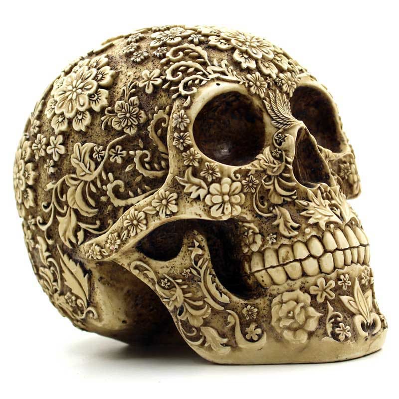 Statue tête de mort - calavera d'inspiration mexicaine – Image 3
