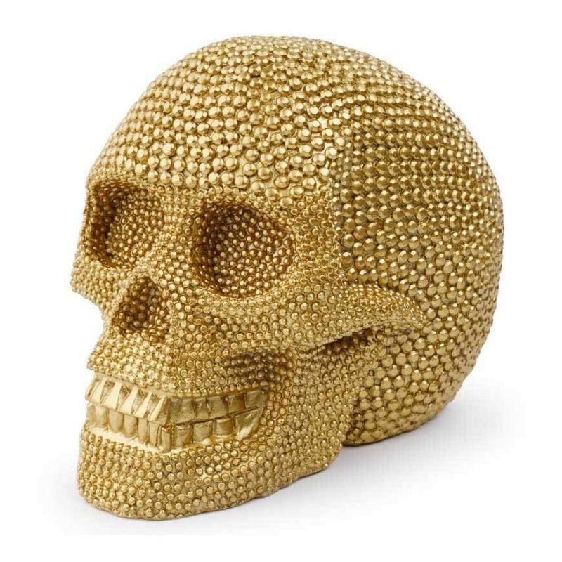 Statue tête de mort - ornement crânien 13 cm