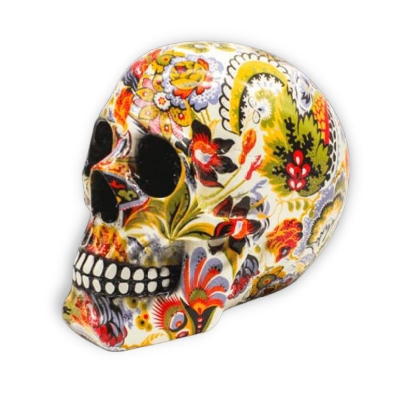 Statue tête de mort - Crâne Mexicain décoratif 15cm